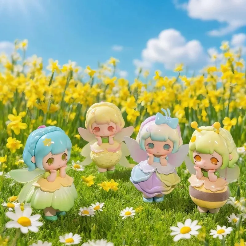 الأرواح الهمس الكمثرى زهرة صندوق أعمى سلسلة العصرية لطيف التماثيل الجدول زينة الفتيات هدية لعبة الهوايات تحصيل