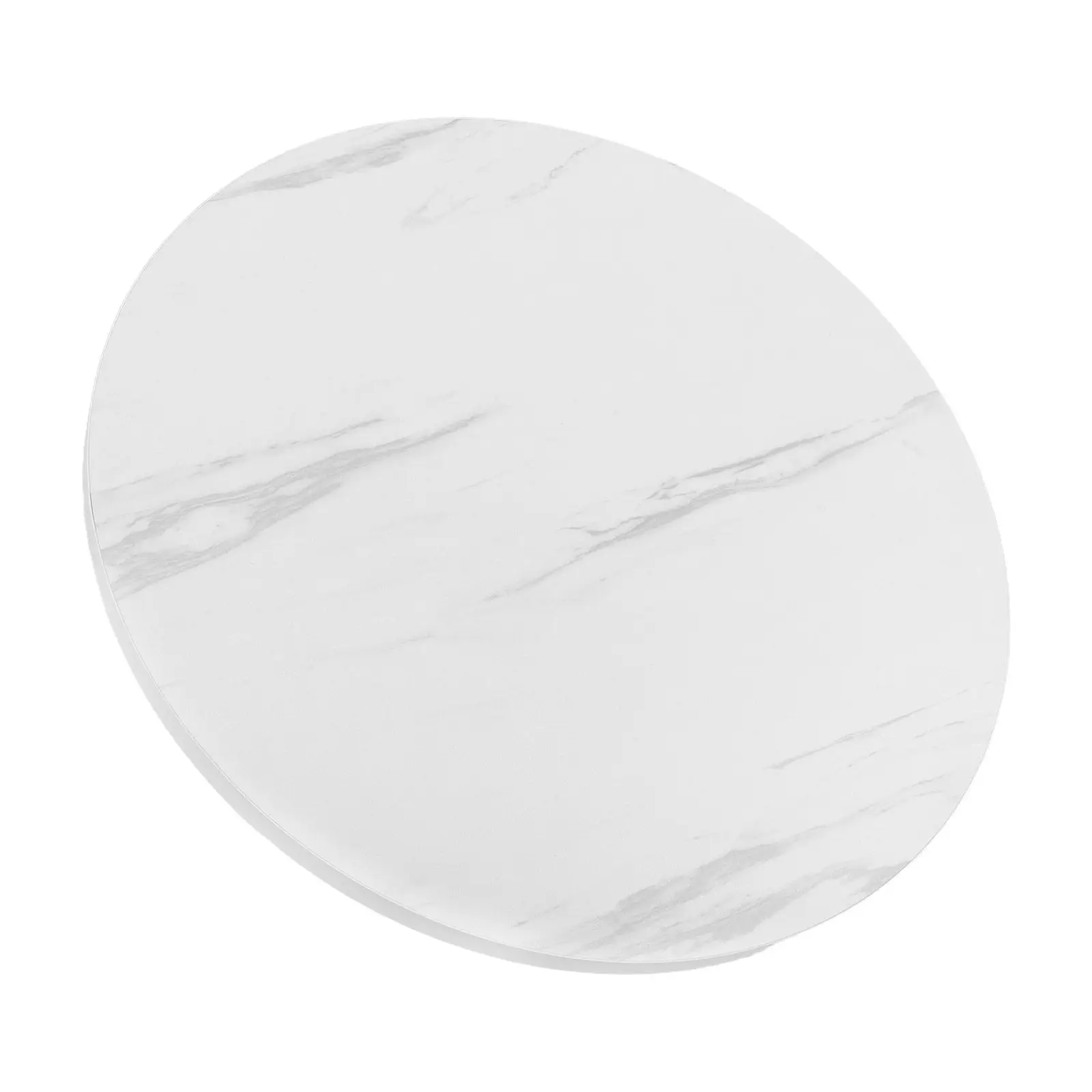 

Round Table Top 40Cm Diameter Smooth Edge Design Easy Clean Surface Ideal for Patio Balcony Bistro Office Universal Table Top