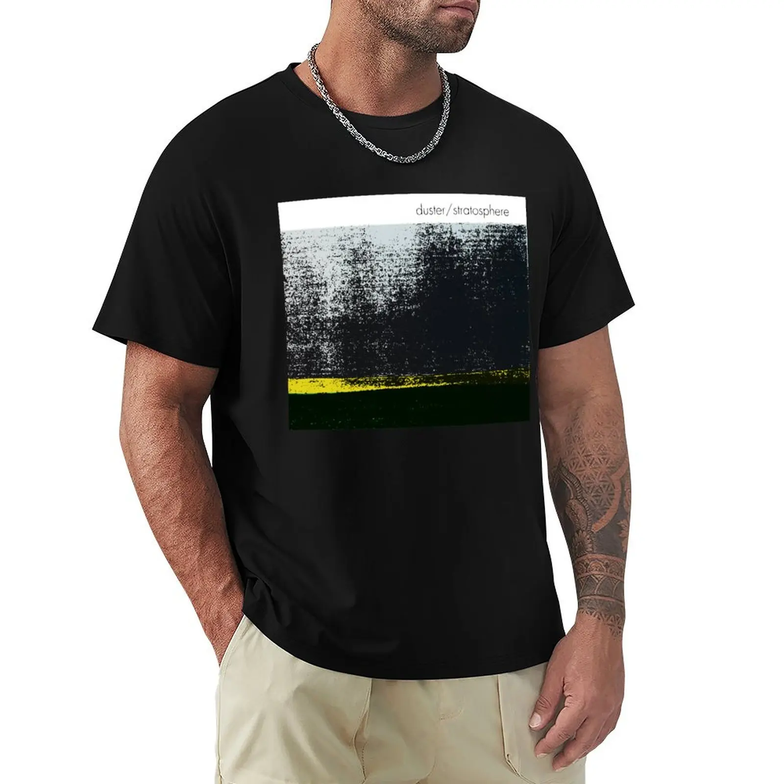Duster - Stratosphere - Vintage Shoegaze T-Shirt Large Size Loose Casual Tee