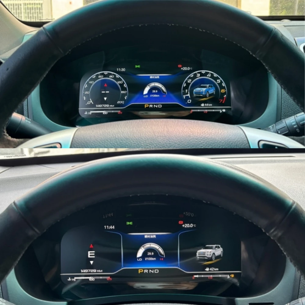 LCD Android Screen For Ford Explorer 2010-2015 Speedometer Car Digital Cluster Cockpit Dashboard Instrument Panel Carplay view 5