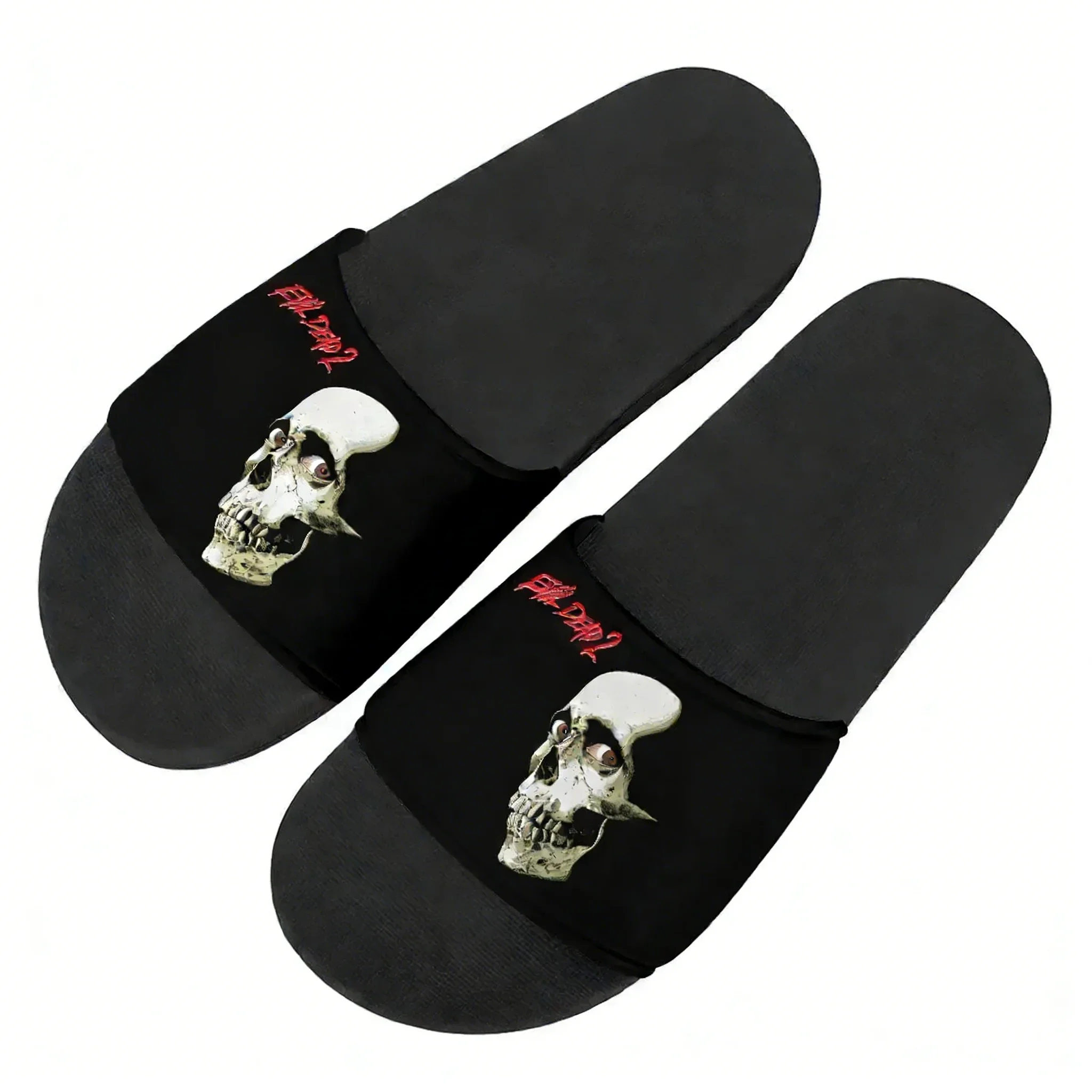 Evil Dead II Flip Flops Home Slipper Mens Womens Teenager Family Slippers Fashion Bathroom Pool Casual Sandals Custom Made Shoes