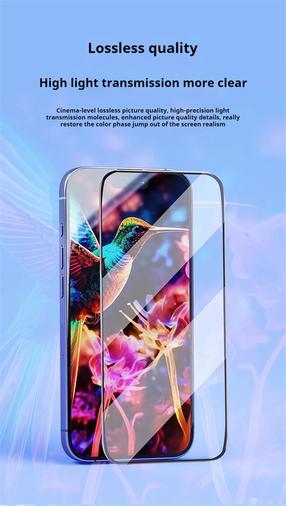 REMAX – einfach anzubringendes, staubfreies Schutzglas für iPhone 18 Pro, 18 Pro Max, iPhone 17, 17 Pro, 16/15 Serie – EIN DECKEL, EIN ZUG – Detail 6