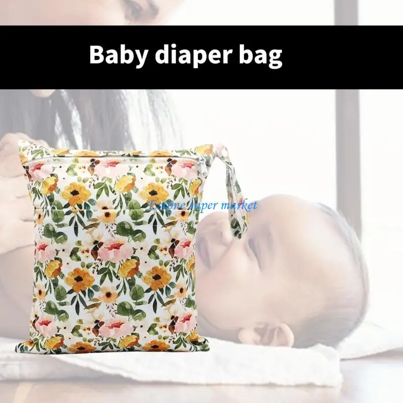 090B Multifunctional Baby Diaper Case Storage Handbag Travel Nappy