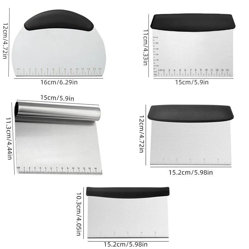 Нож для резки из нержавеющей стали, нож для резки муки, раскатки сахарного теста, инструмент для выпечки