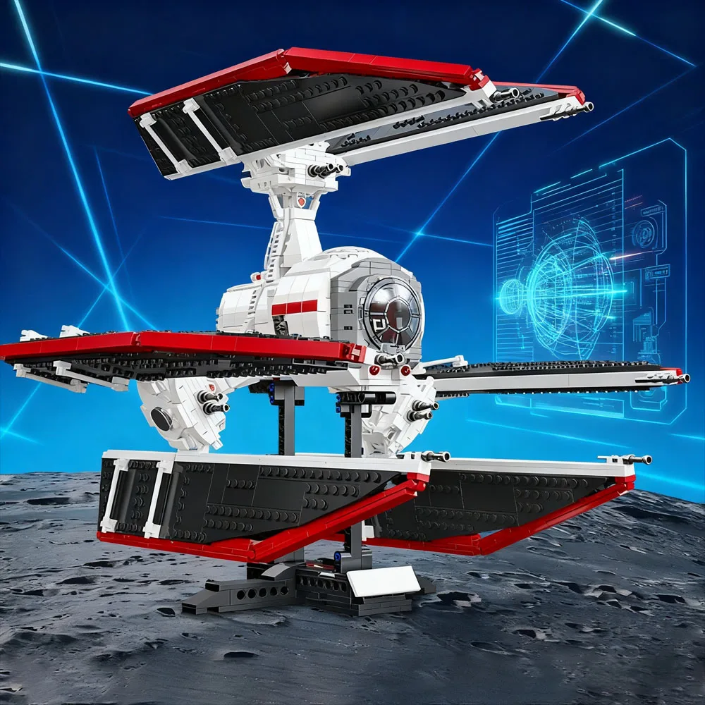 

Техническая космическая атака, автомобиль-истребитель, строительные блоки, набор игрушек, декор, идеальные подарки на Рождество и день рождения для друзей, 1664 шт.