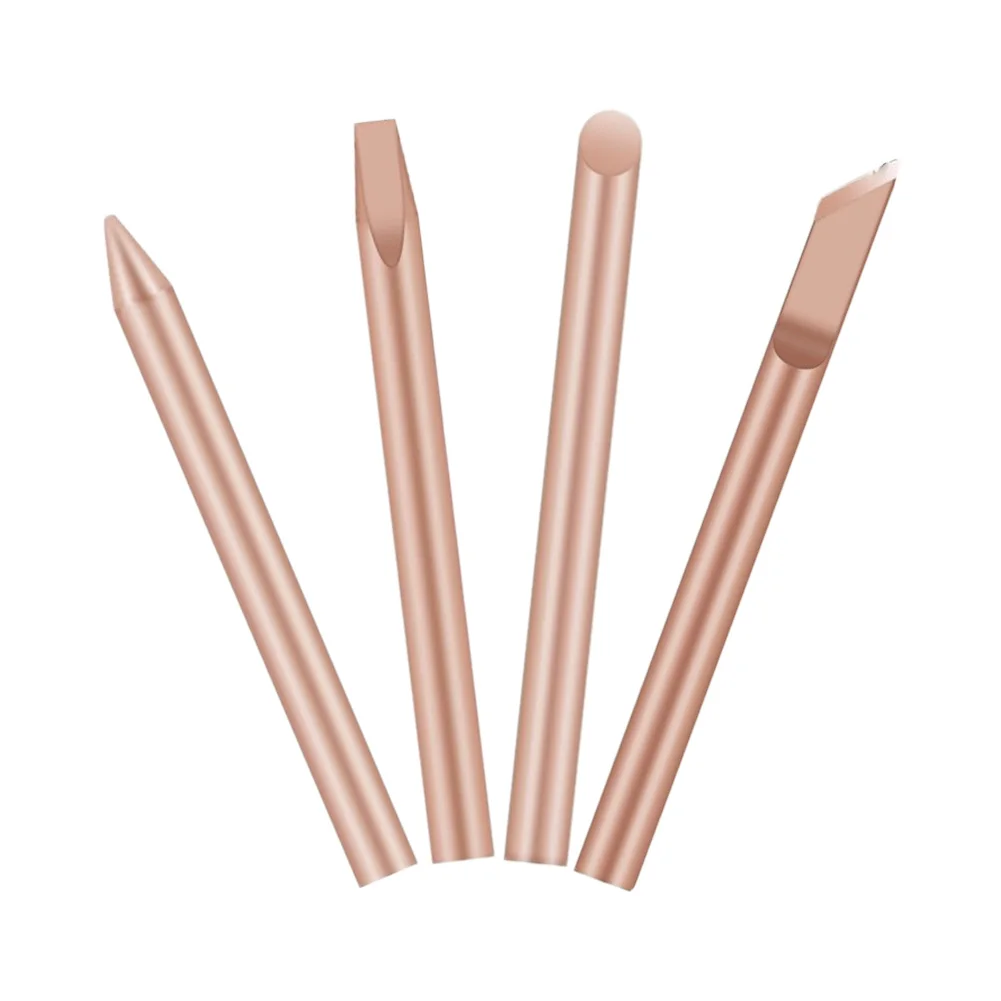 Pure Copper Soldering Iron Tips B C D K, 60W Welding Replacement Heads For Repair, High Heat Conduction, 150-480°C