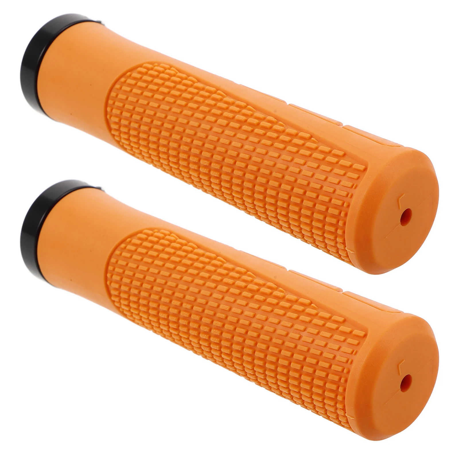 

2Pcs Bike Handlebar Grips Soft Rubber Non Slip Ergonomic Shock Absorbing Mountain Road Fixed Gear Bicycle Accessories