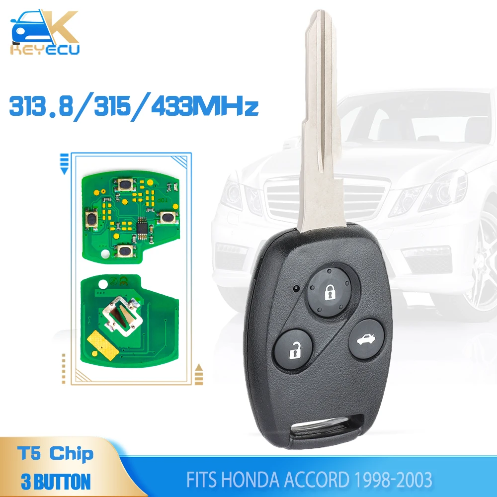 

Пульт дистанционного управления для Honda Accord 433 313,8 315 1998 1999 2000 2001