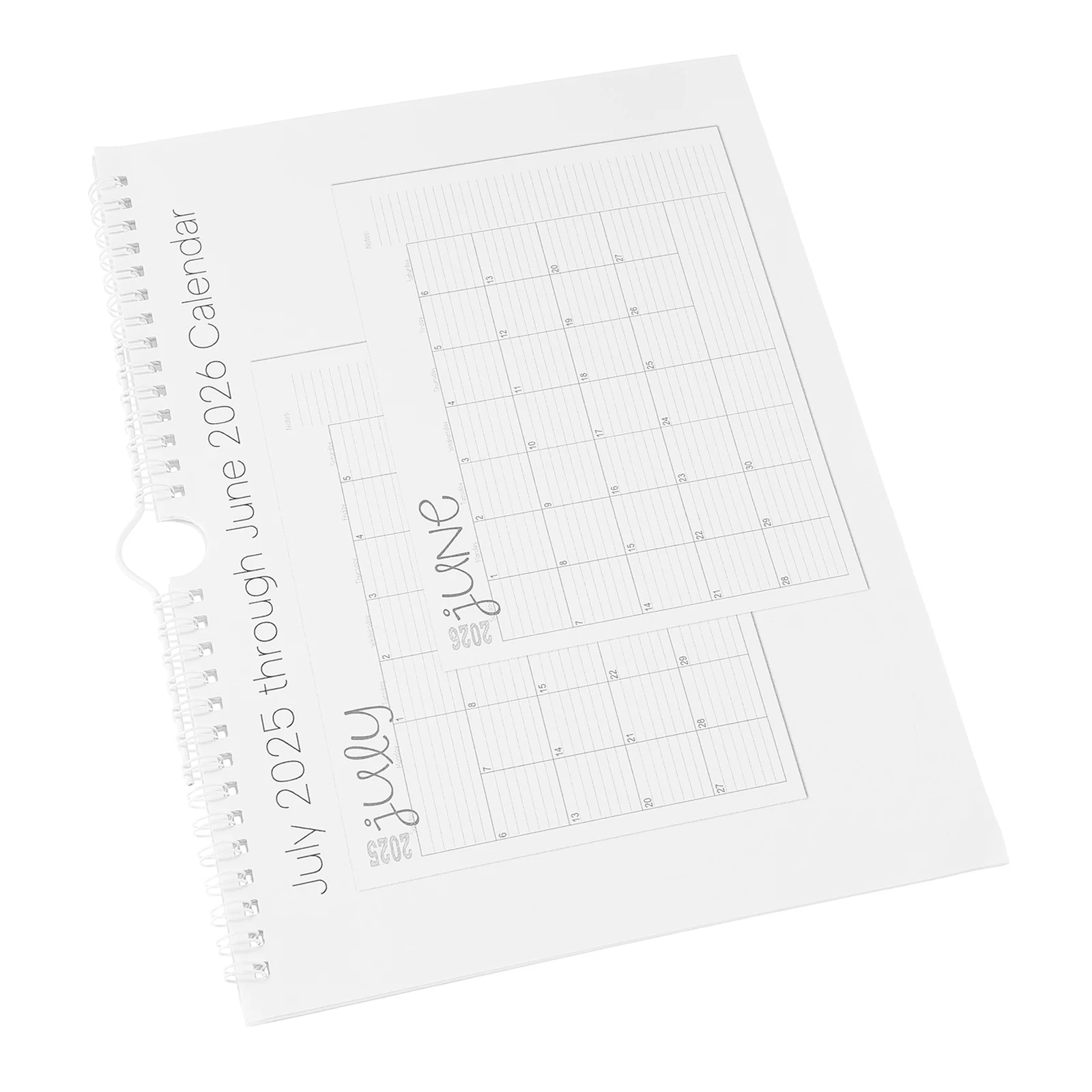 

2026 Wall Calendar Monthly Weekly Planner Spiral Hanging Paper and for Office Flip