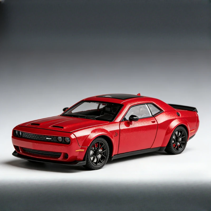 

1:24 Dodge Hellcat Alloy Car Model Tabletop Decorative Ornament Collectibles Boy Toy Gift Toy Car