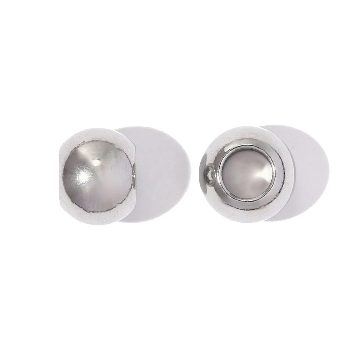 3pcs/Lot Polish Stainless Steel Hollow Infinite Flower European Bead Geometric Cube Spacer Charm For Women DIY Bracelet Jewelry