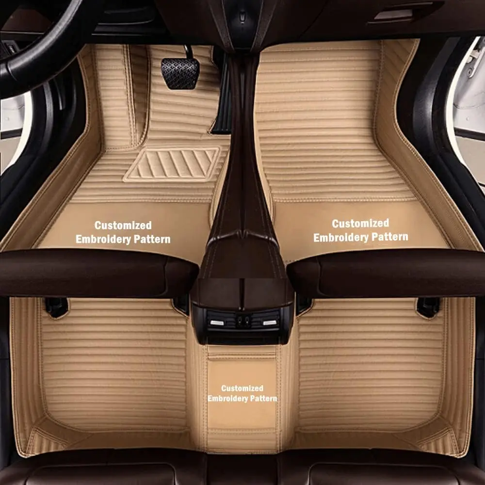 Custom Car Floor Mats For BMW 5er F10 G30 F90 520-550 2011-2023 Auto Carpets Foot Coche
