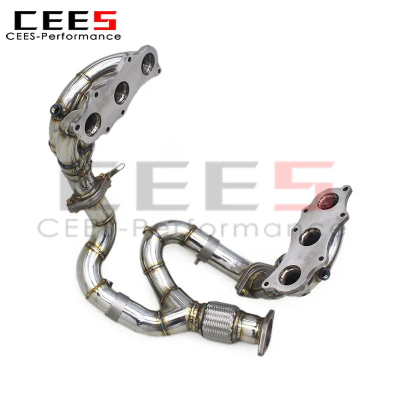 

CEES турбовыпускной коллектор для Lotus Exige V6 3.5T 2012-2019 Street Header спортивные автомобильные выхлопные передние трубы