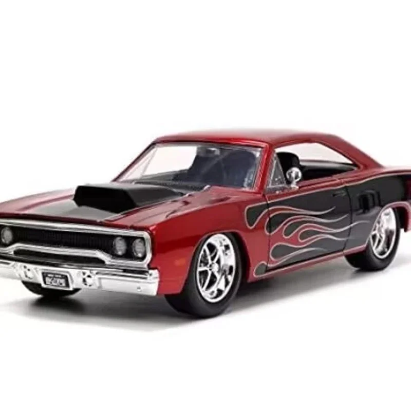 1:24 1970 Plymouth ROAD Runner Alloy Sports Car Model Diecast Metal Racing Car Vehicles Model High Simulation Toy Gift