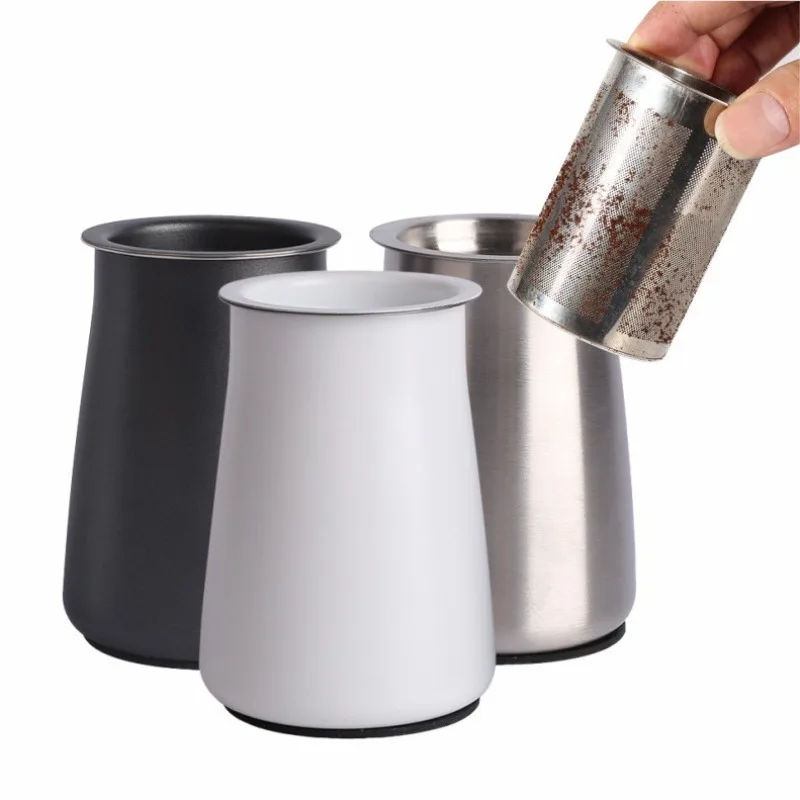 

Coffee Powder Filter 304 Stainless Steel Fine Mesh Coffee Powder Sifter Sieve Container Coffee Accessories