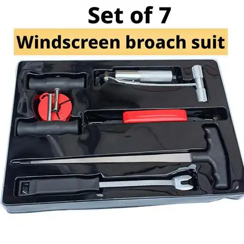 자동차 유리 앞유리 제거 도구 세트 자동차 창문 유리 제거 나이프 키트 수리용 핸드 파츠 단일 유리 풀러