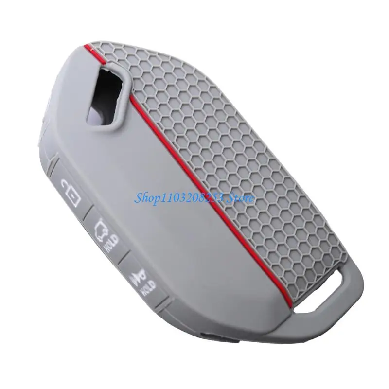 R6FA Protector Cobrar o carro silicone Casa chave remota casca à prova d'água