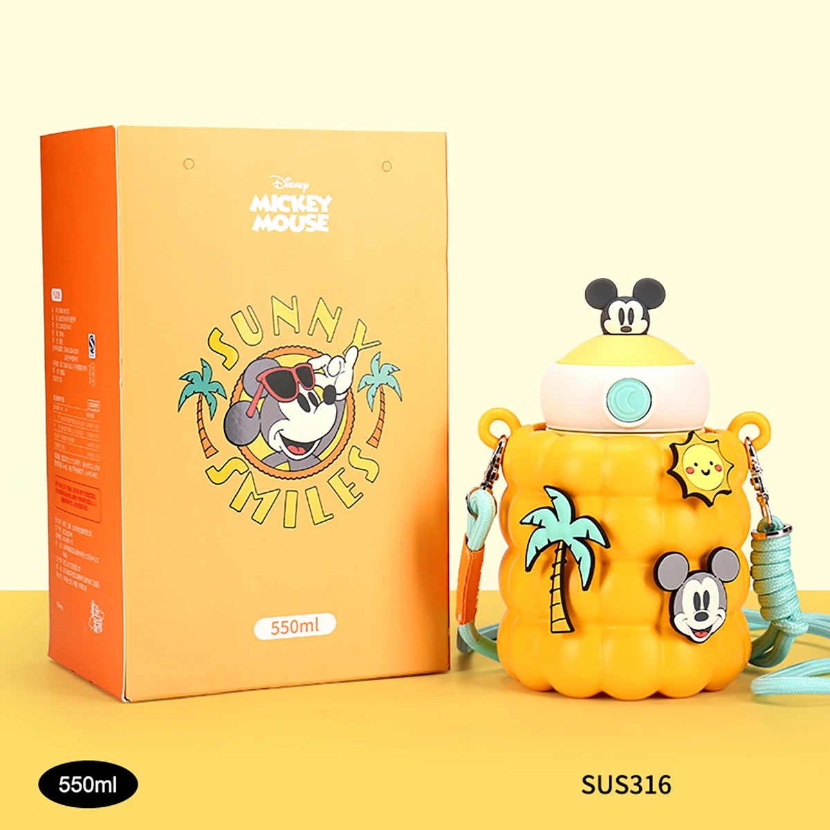 

Изолированная чашка Disney из нержавеющей стали с долгосрочным температурным замком и большой емкостью для мужчин и женщин. Чашки для воды.