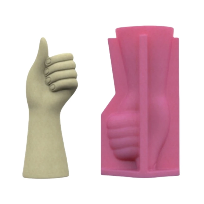 Gesture Plant Pots Mold Pen Storage Holder Moulds for Handmade Planter