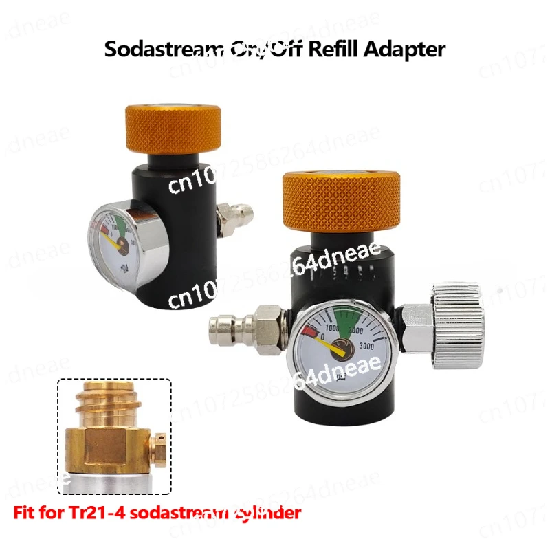 

Cross-border supply of sparkling water machine soda cylinder quick inflation connector TR21-4 thread