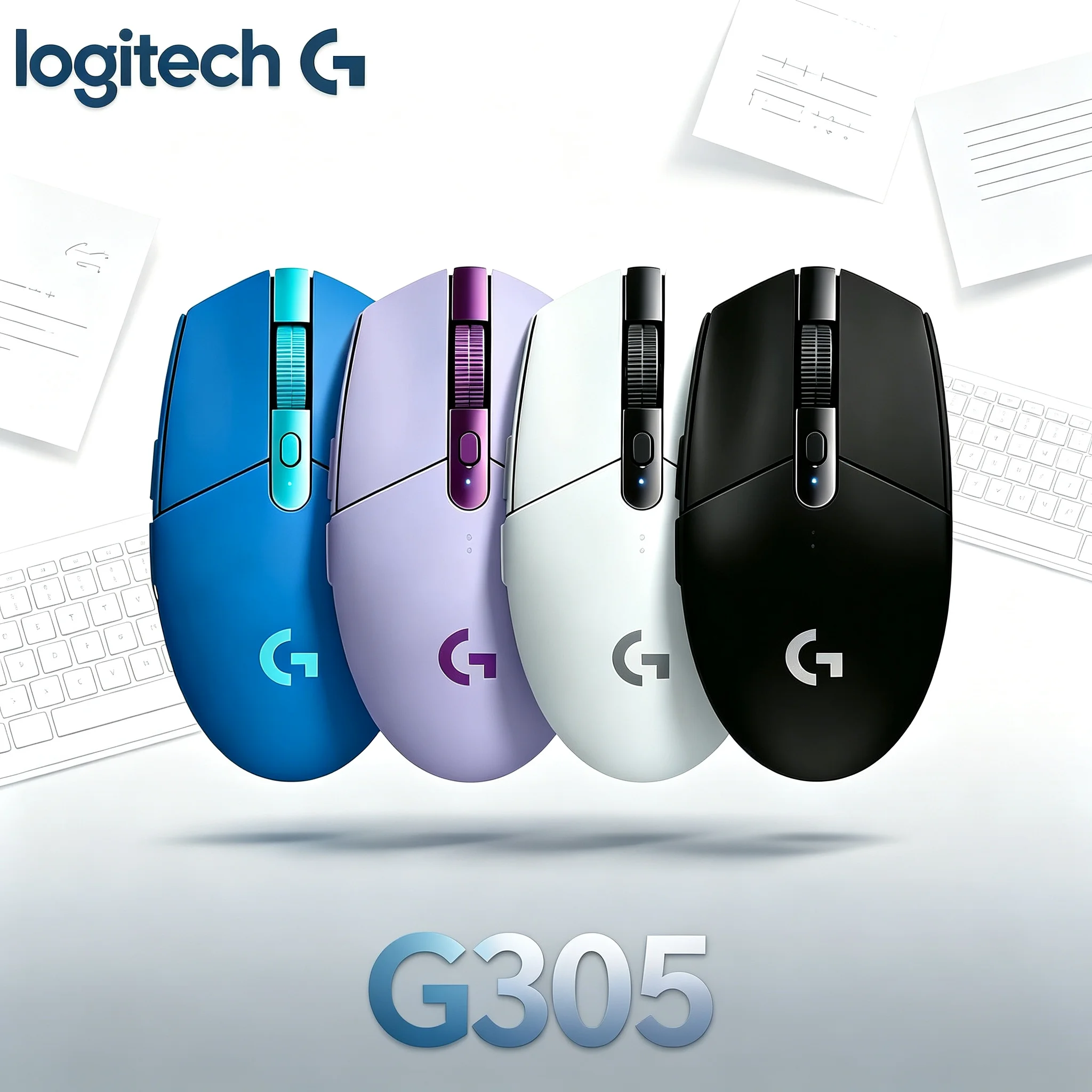 Esports Gaming Business - 로지텍 G305 LIGHTSPEED 2.4G 인체공학적 게이밍