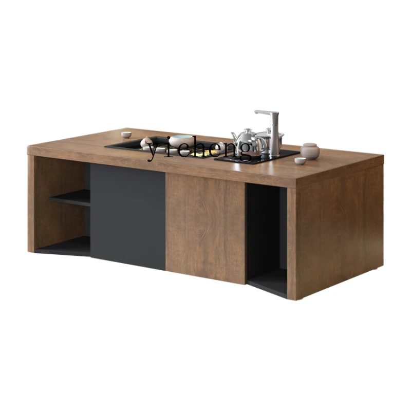 Xl Office Coffee Table Kung Fu Office Furniture with Tea Tray Boiling Water Combination Tea Table