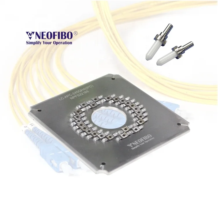 

Neofibo LC-APC-24SQH4 IPC LC Connector Fiber Polishing Plate Jig Holder For Lc Ferrule Fiber Optic Polishing Fixture