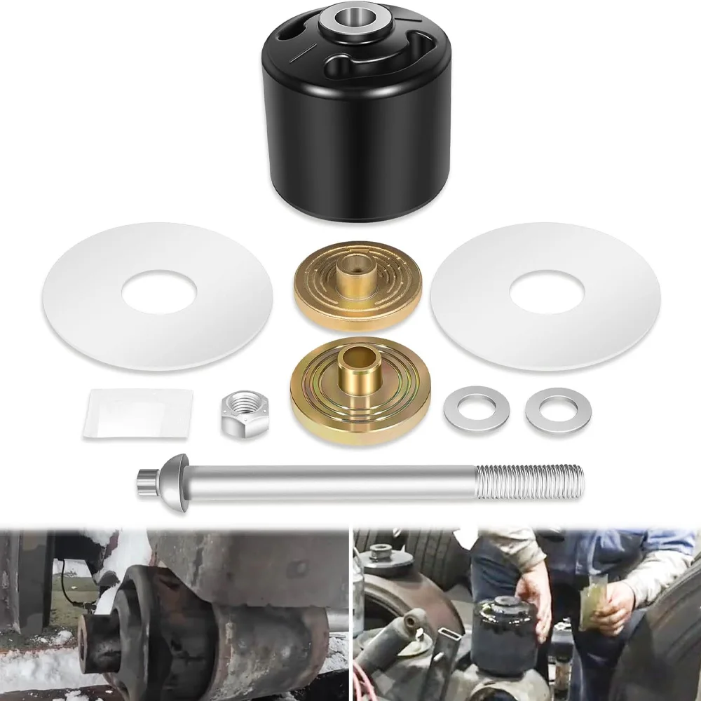 

Quik-Align Pivot Bolt Bushing Kit for Hendrickson S-24691S S-28654, Compatible with Hendrickson Turner Lift & Trailer