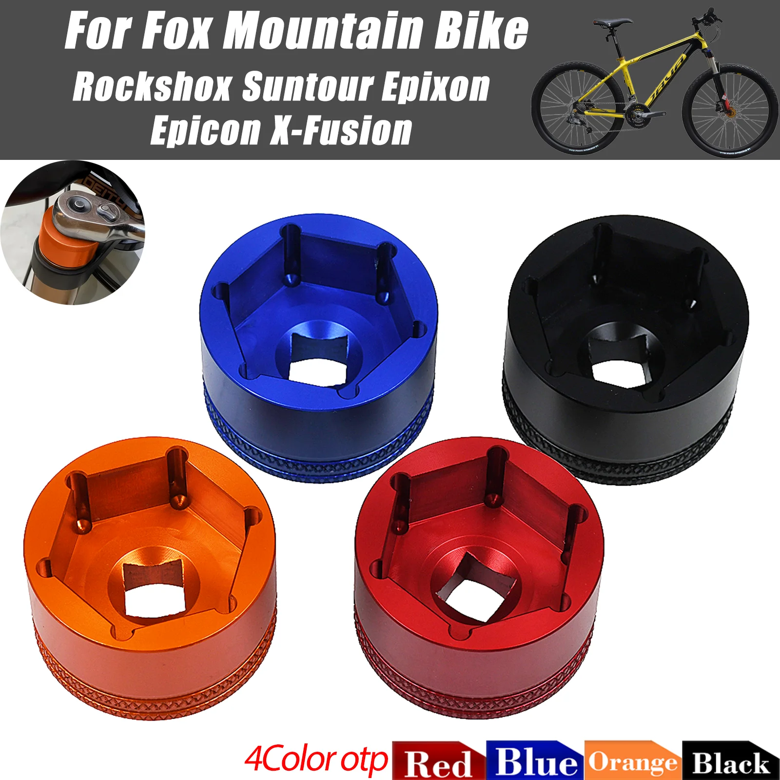 24mm 26mm 28mm 32mm Fork Top Cap Socket For Fox Float 32 34 36 38 40 RockShox Suntour Epixon Epicon Bike Tool