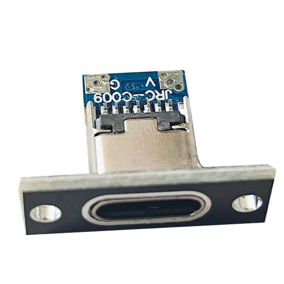 ✤20Pcs USB Jack 3.1 Type-C 2Pin Female Connector Jack Data Charging Port Small Electrical Charging Base with Fixing Plate