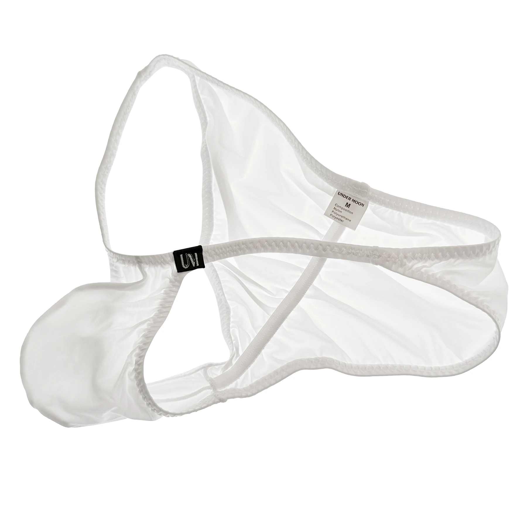 

Ultra Low Waist Men's Briefs Thin Ice Translucent Sexy Underwear Comfortable Modern Fashion Buttock Highlighting Male Briefs