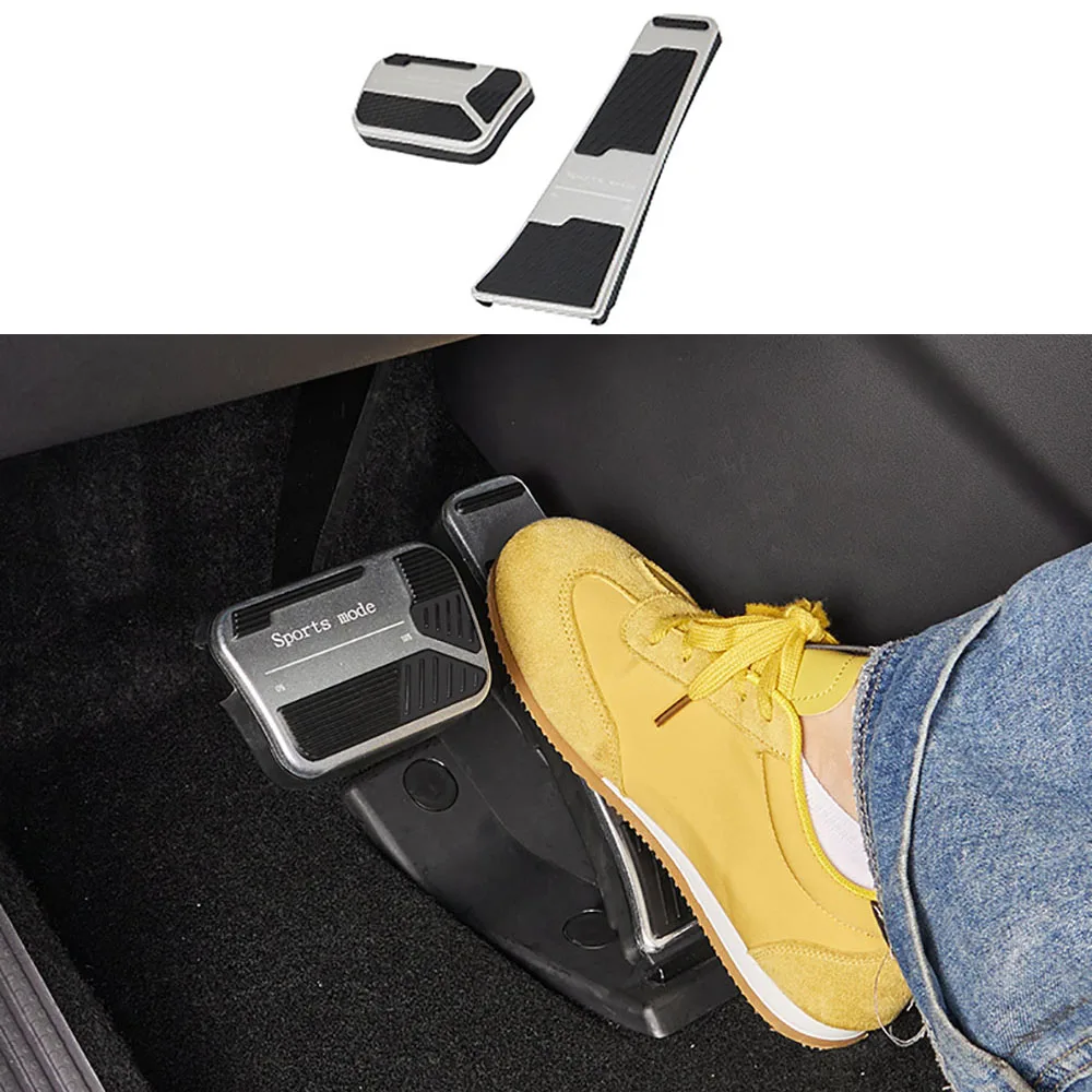 Pedal de acelerador especializado Pedal de freno Pedal de acelerador Interior modificado Metal ﻿ Accesorios Para BYD Fórmula Titanio 7