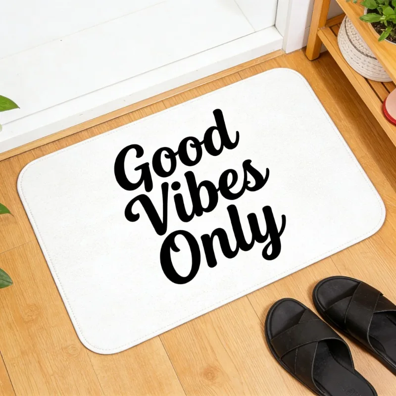 VIKAMA Modern Aesthetic Non-slip Entrance Floor Mat, Washable Welcome Rug for Entryway, Living Room, Kitchen, Home Decor