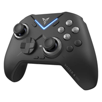 Vader 4 Pro Tri-mode Game Controller RGB Wireless Gamepad with 40-100gf Adjustable Joystick Force-switching Vibration