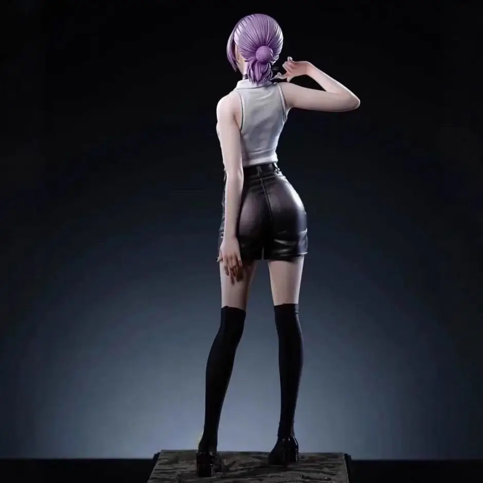 Patung PVC Gadis Seksi Seri Setan Reze Reese Chainsaw Man, Figur Anime, Model Hiasan Meja, Koleksi Mainan, Hadiah Halloween