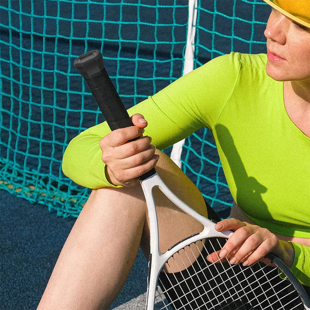 Capuchon bout à bout pour raquette de Tennis, 2 pièces, remplacement Durable pour contrôle de poignée confortable, ajustement universel pour tous les raquettes, accessoires de poignée