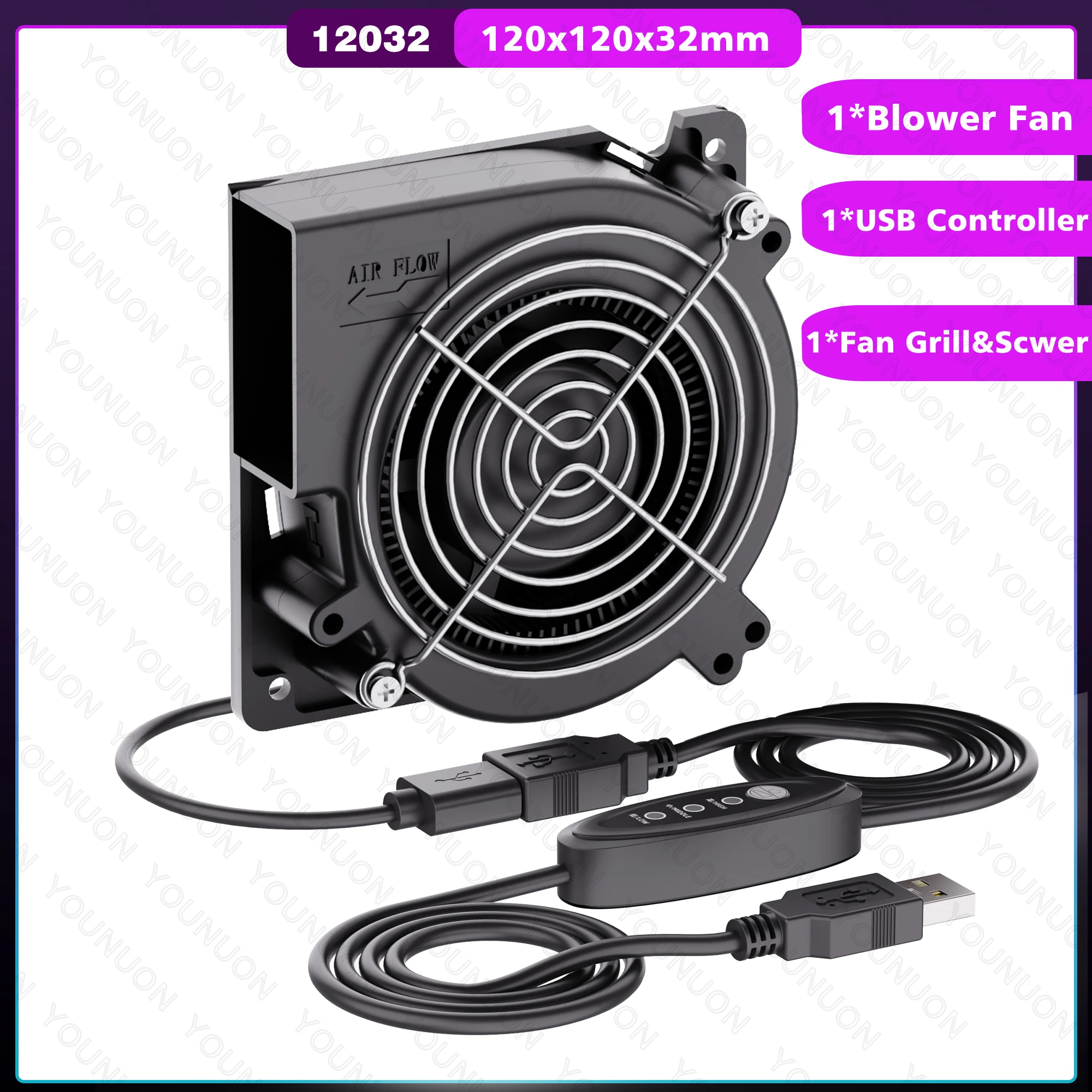 ACP5020-Lüfter 5cm 50mm Ventilator 50x50x20mm DC5V 12V 24V Turbo-Gebläse Kühllüfter für Projektor 3D-Drucker  7