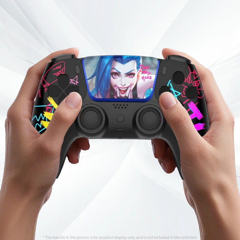 PS5 Controller Case Touchpad Game Controller Cover Replacement Front Cover Controller Case Limited Edition Jinx for BDM-010/020