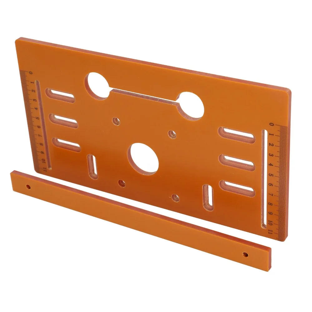 28x15cm Cutting Machine Base Plate 4 Inch 5 Mm Thick Circular Saw Base Plate Scale Markings Cuttable 10cm
