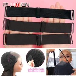 Glueless Wig Band Elastic Band For Wigs 1Pcs Wig Grip Headband To Fix Wig Adjustable Elastic Strap For Wig Plush & Knit Material