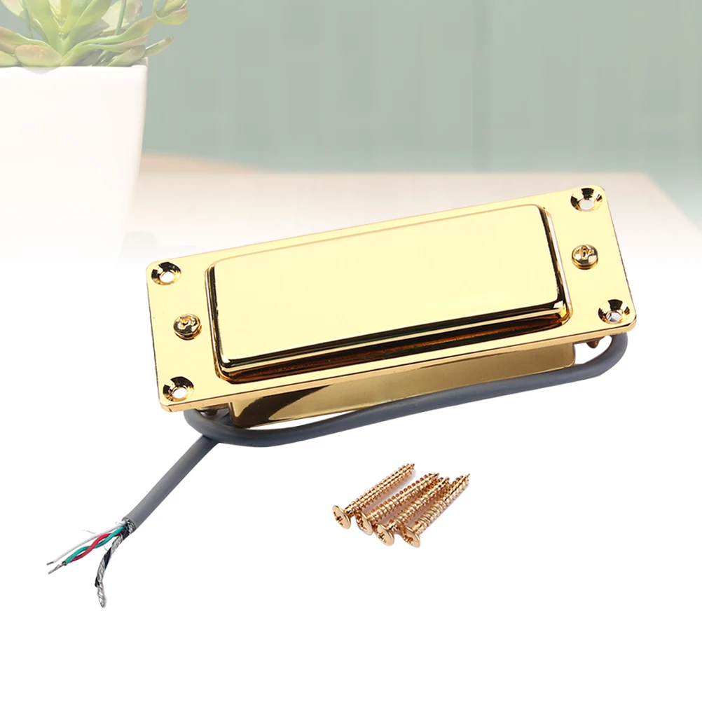 

Mini Pickup Humbucker Bridge Guitar Bass Pickups Neck Double Coil Electric
