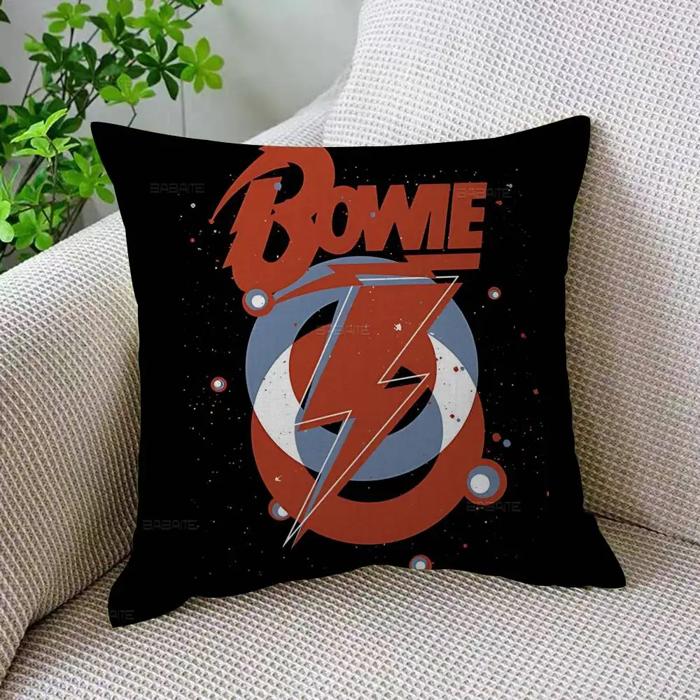 Hot Singer D-David B-Bowie Pillow Cover Design cushion Cover decor Holiday Decorati