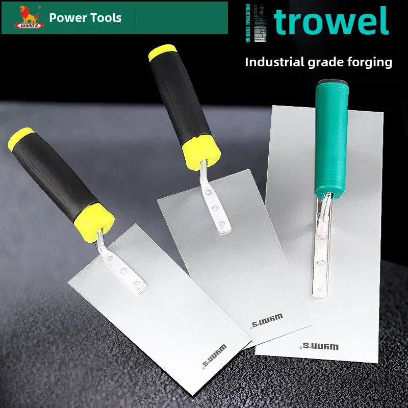 Weili Lion Teeth Putty Knife Plastic Small Size Ceramic Trowel Grey Spoon Tile Cutter Corner Trowel For Plastering