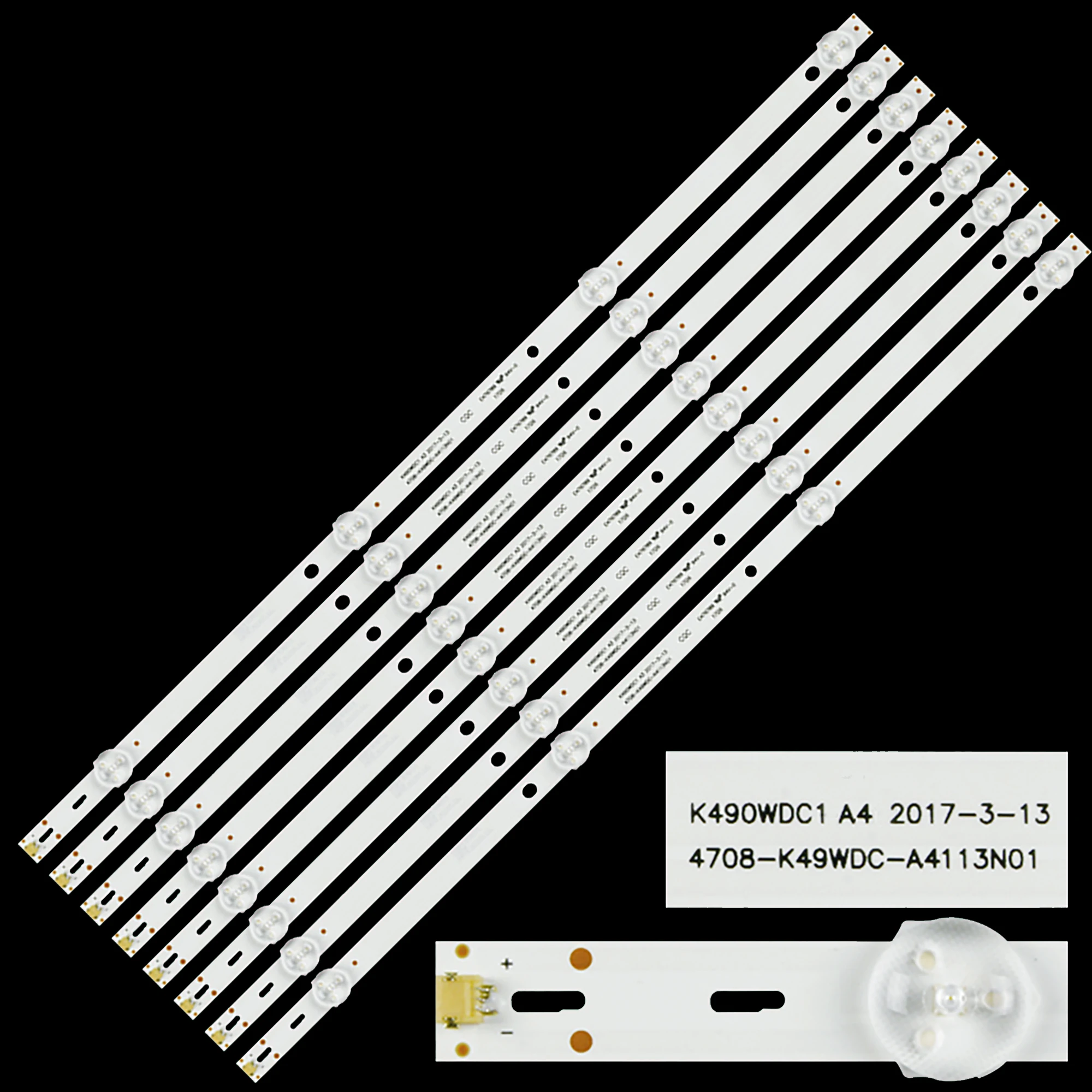 Retroiluminación LED para TV Toshiba 49u5855ec 49puf6032/T3 49dl4012n/62 Polaroid p49fn0038k Supra stv-lc50lt0010f stv-lc50st20 50U750TS