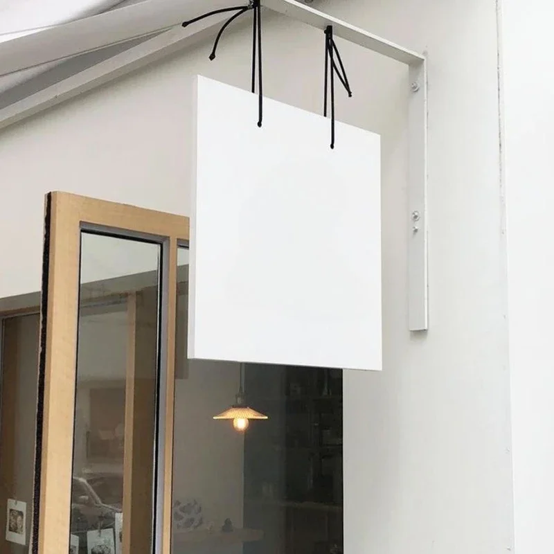 European-style simple hanging billboard store entrance three-dimensional advertising display stand homestay
