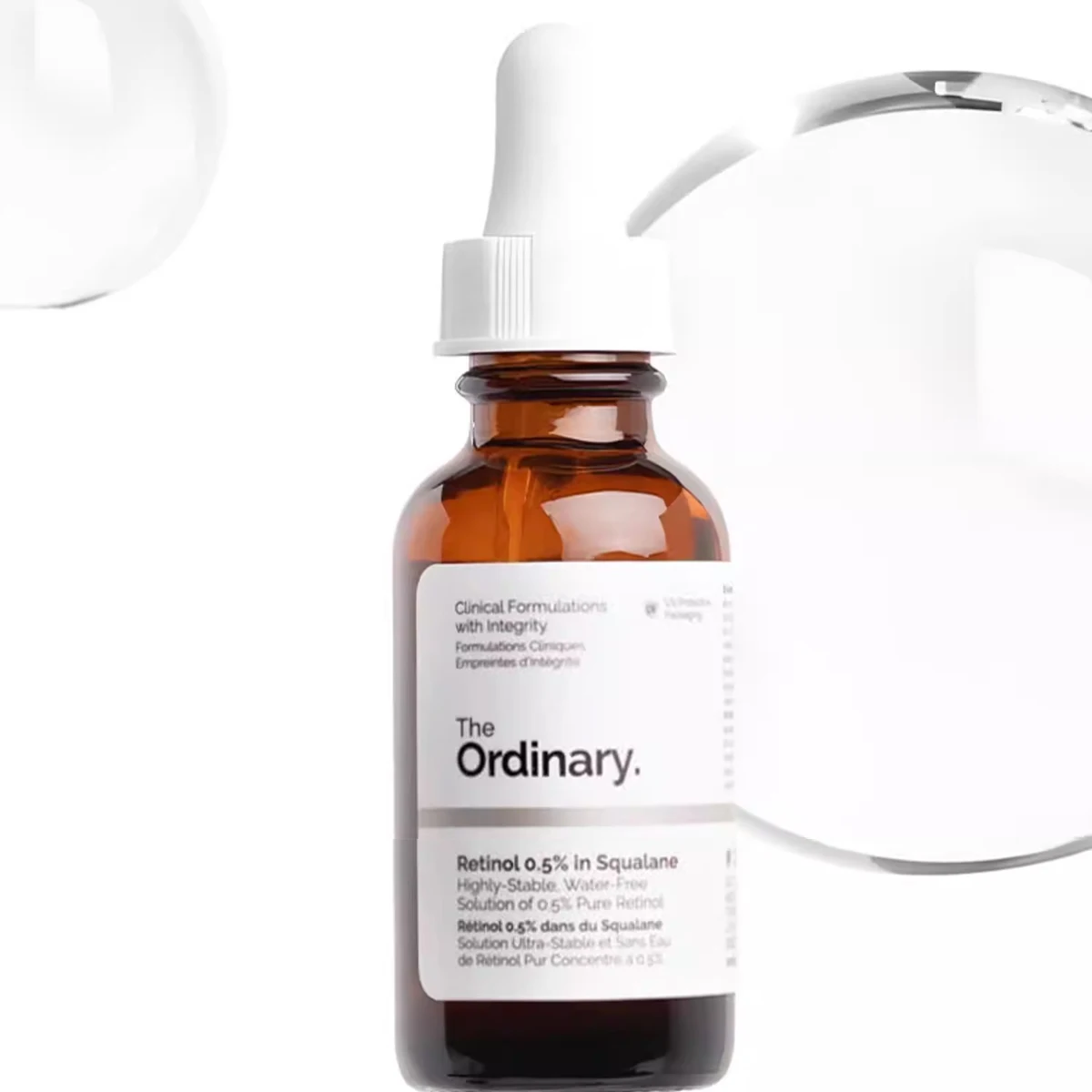 

Сыворотка с ретинолом 0,5% в сквалане, 30 мл. Уменьшает внешний вид темных пятен. Улучшает морщины. Укрепляет кожу. Уменьшает морщины.