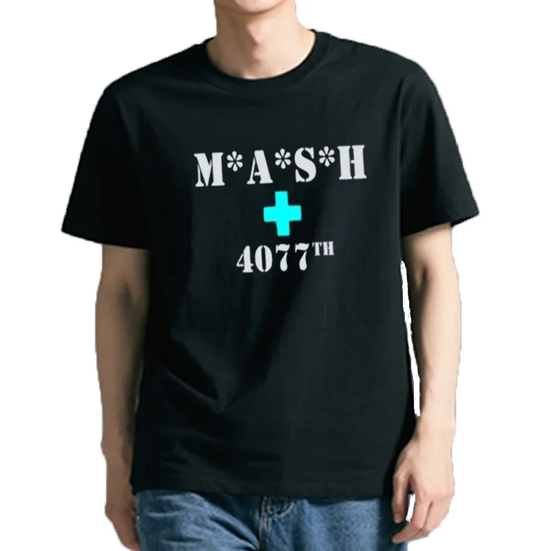 Mash 4077 T-Shirt M A S H 4077Th 9 10/12Fta.S.H. Taille s-xxl armée américaine médical nouveaux homm 2019 imprsion h