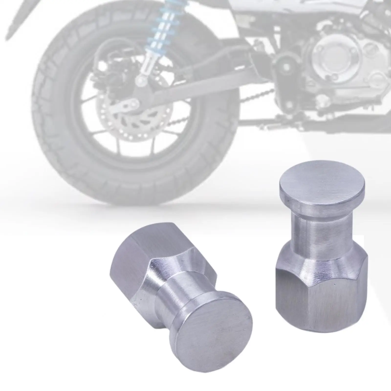 2 قطعة حامل الصدمات الخلفي للمحرك برغي ممتاز يستبدل ملحقات التعديل قوي وسهل التركيب M10 للقرد 125 #1