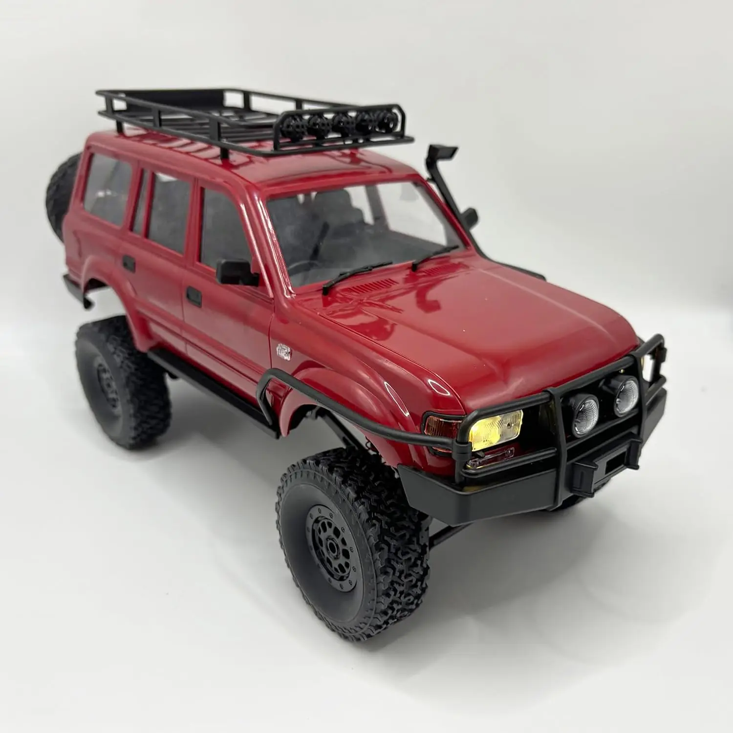 1/16 Scale 4WD RC Crawler Truck RTR Remote Control Off-Road Vehicle 2.4GHz All Terrain with Proportional Steering, 260 Motor, New Gearbox, Upgraded Chassis and Shocks