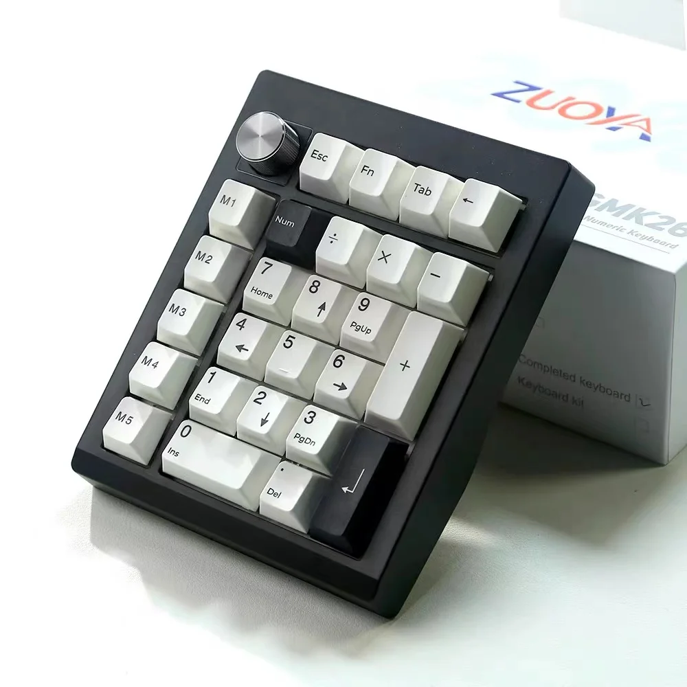 Imagem -04 - Bluetooth 5.0 Qmk Via Number Pad 2.4ghz Wired Rgb Hot Swappable Numpad Programável para Win e Mac Zuoya-gmk26